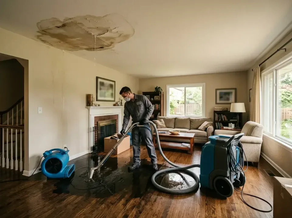 attic-pipe-burst-ceiling-drip-008 — frequently asked questions, Water Damage Restoration & Carpet Care in Beacon, NY